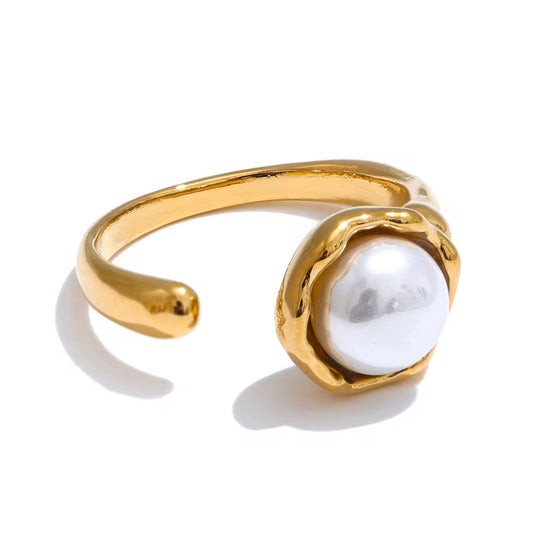 Juno Pearl Ring Gold💧