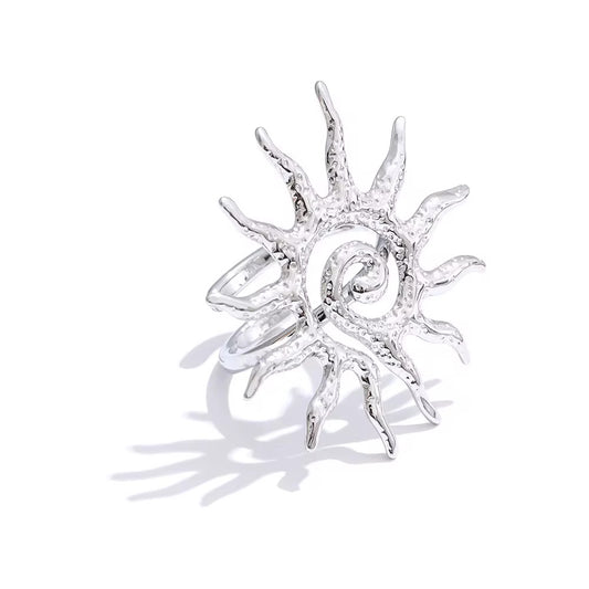 Sun Ring Silver💧