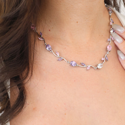 Tulipan Necklace Silver