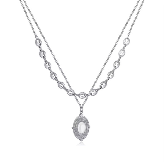 Boho Double Necklace Silver💧
