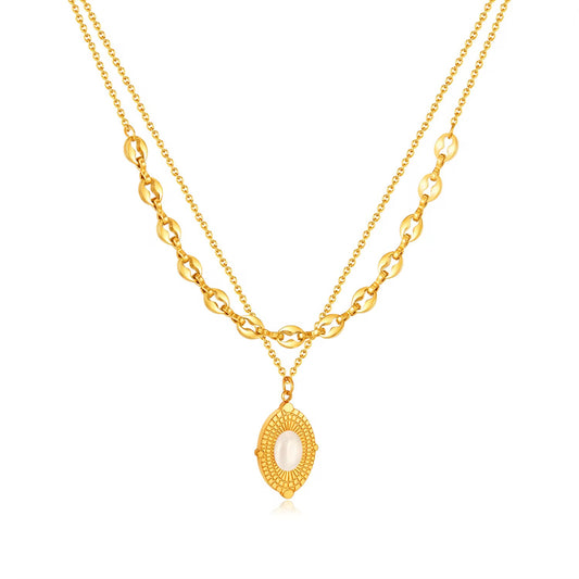 Boho Double Necklace Gold💧