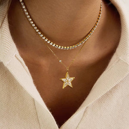 Shiny Star Necklace💧