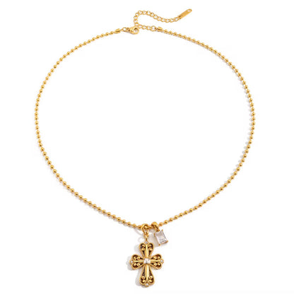 Vintage Cross Necklace💧