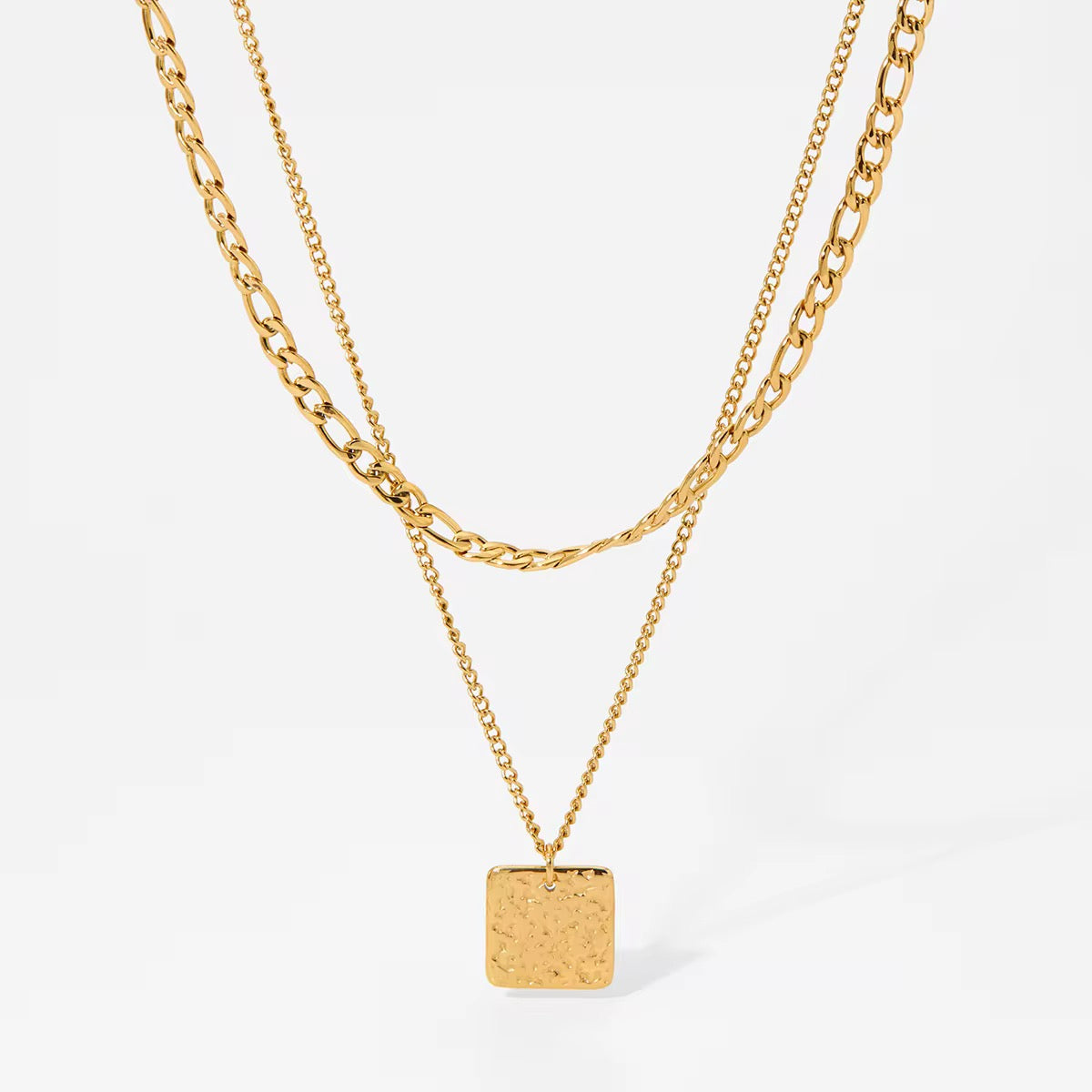 Nora Double Necklace Gold💧