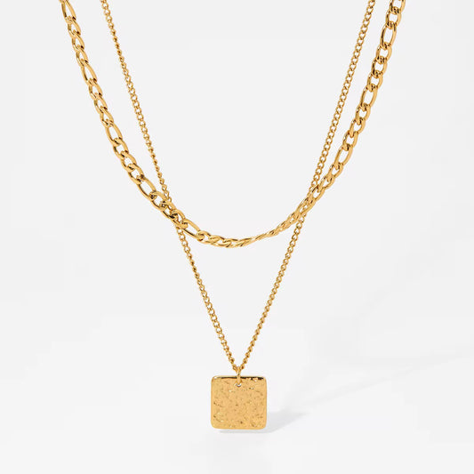 Nora Double Necklace Gold💧