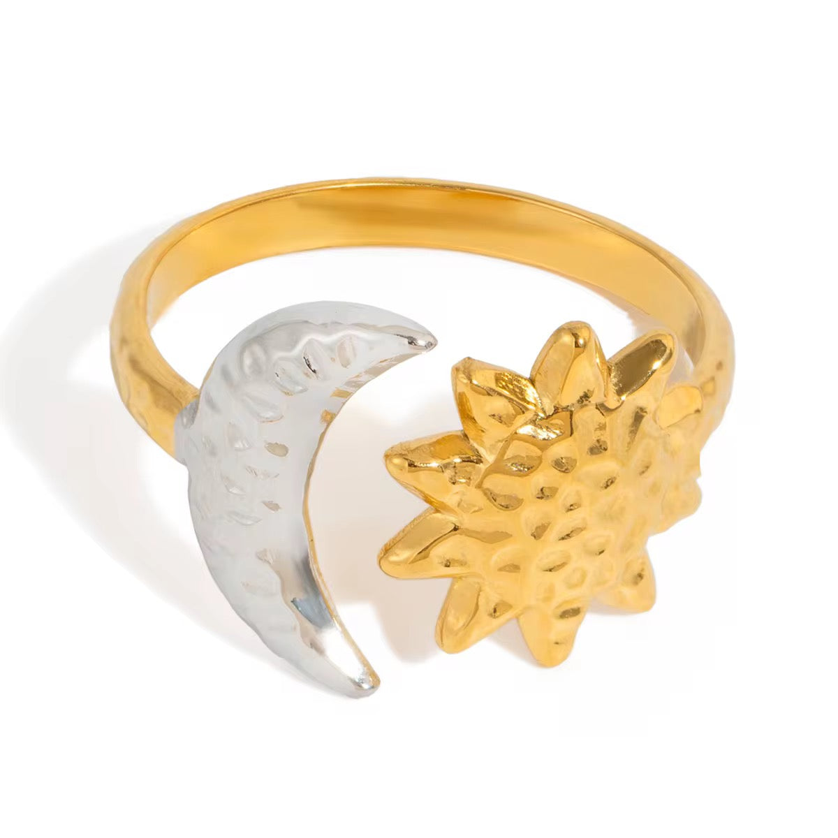 Moon & Sun Bicolor Ring💧