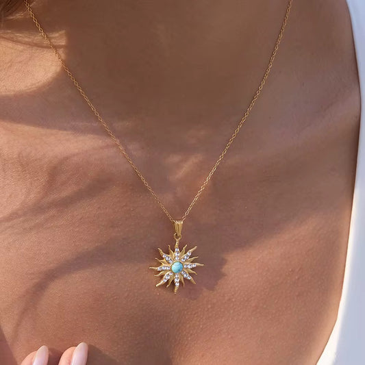 Adina Sun Necklace💧
