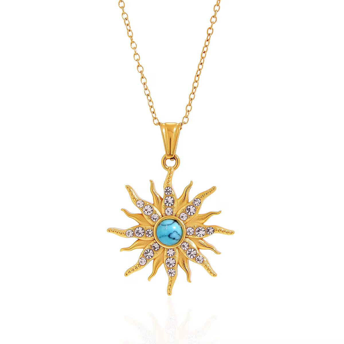 Adina Sun Necklace💧