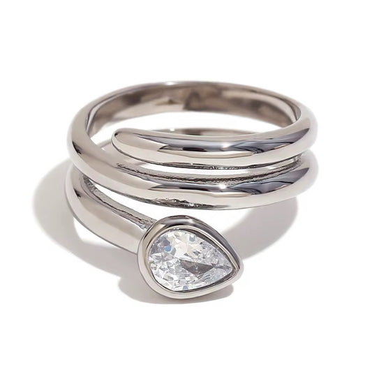 Serpent Ring Silver💧