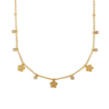 Sparkle Flowers Necklace💧
