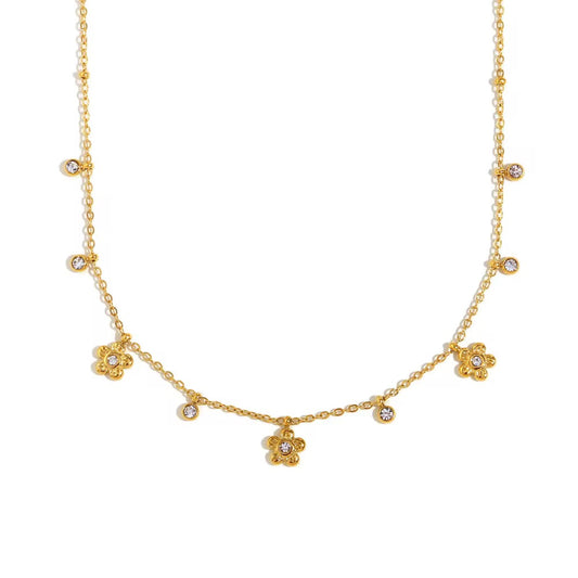 Sparkle Flowers Necklace💧