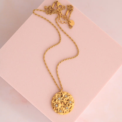 Willa Coin Necklace Gold💧