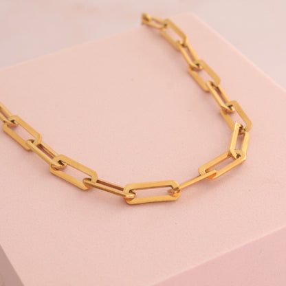 Monica Paperlink Necklace Gold💧