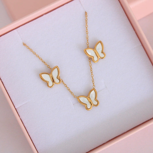 Butterfly Set Blanco💧