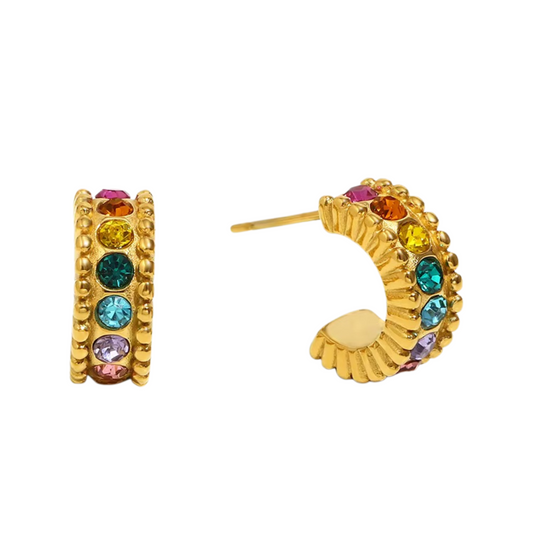 Rainbow Semi Hoops Mini💧