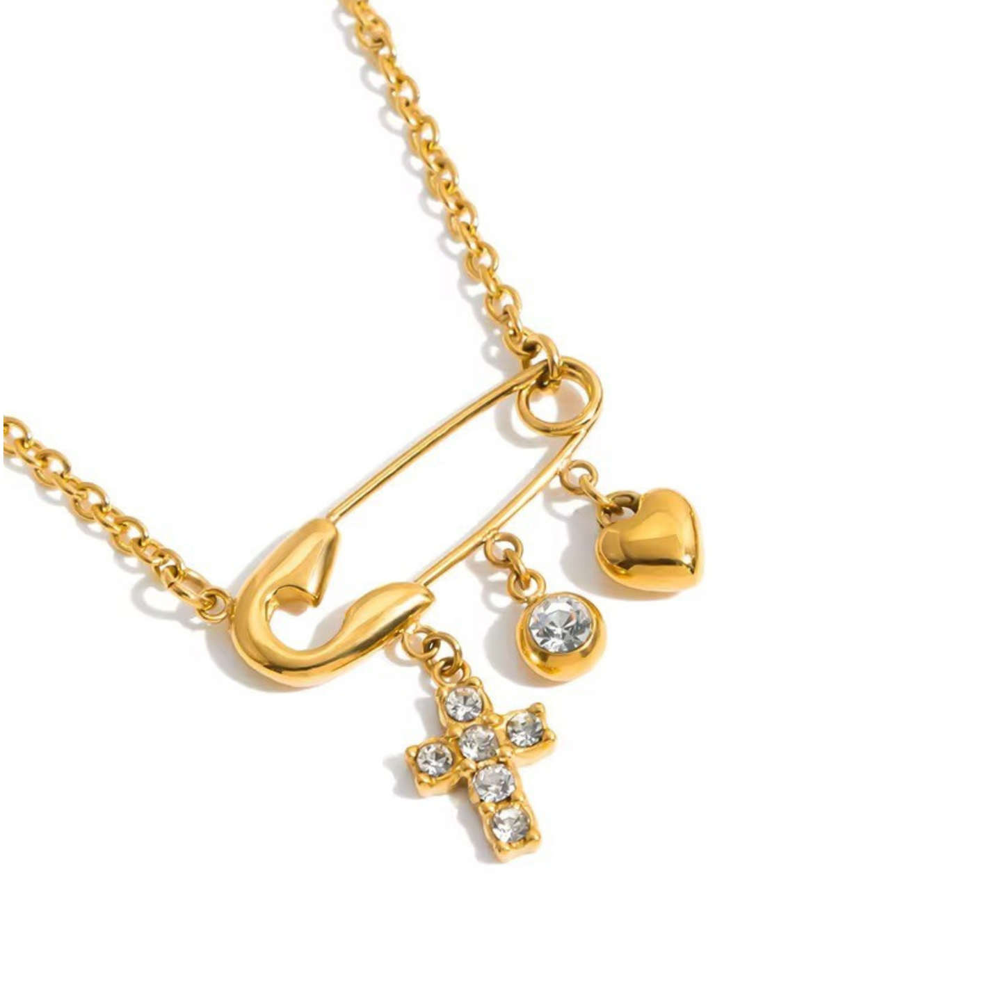 Safety Pin Necklace💧