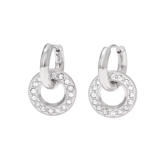 Godiva Hoops Silver💧
