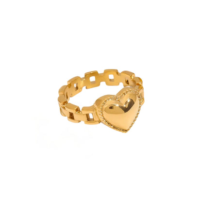Chain Heart Ring💧