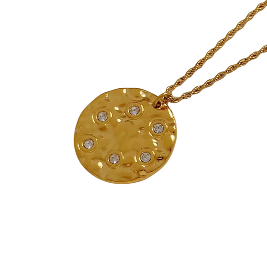 Willa Coin Necklace Gold💧